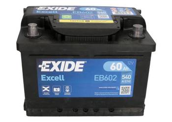 Akumulator 60Ah 540A Exide Excell EB602 EN PRAWY PLUS
