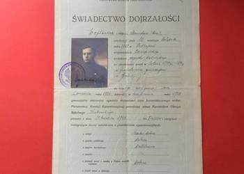( 1849 ) Świadectwa Dojrzałości Bochnia, Wojtowicz