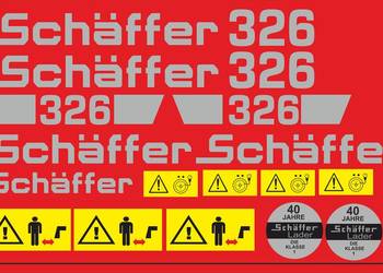 Naklejki Schaffer 326 i inne modele super mocne zamienniki