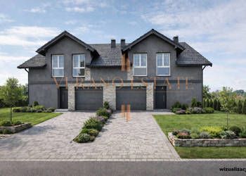 Nowoczesny bliźniak z ogrodem Bramki gm. Błonie
