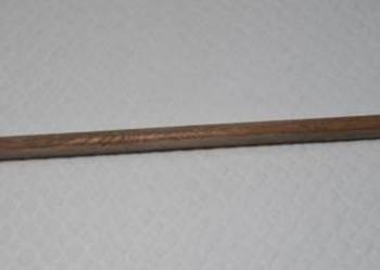 Drewniany styl, kij, drzewiec, trzon na flagę, transparent, 132,5x2,8cm (Kr