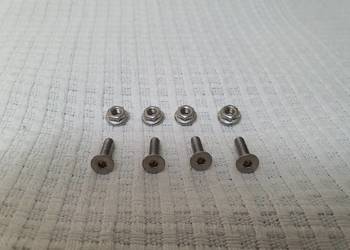 ZESTAW ŚRUB OSŁONY WYDECHU HEATSHIELD SCREWS NUT SET DYP000380 ROVER MG