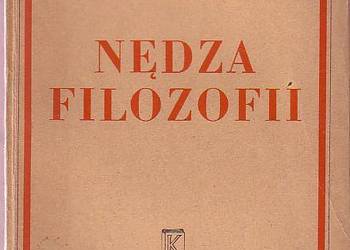 (6312) NĘDZA FILOFOFII (BIBLIOTEKA KLASYKÓW MARKSIZMU) – KAR