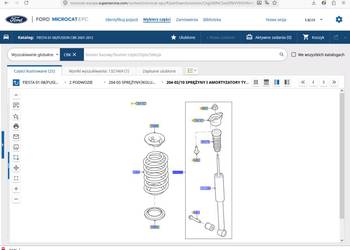1327469/2S61-18008-AE Amortyzator tył Fiesta 02