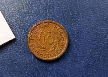 Stare monety 10 reichsfenig 1928 A NIemcy
