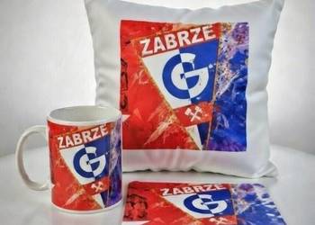 Gornik Zabrze prezent dla kibica piłki nożnej Ekstraklasa poduszka kubek po
