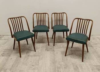 krzesła Suman Czechosłowacja lata 60/70te vintage design drewniane do salou