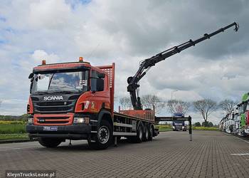 Scania P410 HIAB 258EP5 platforma 8x4 2018
