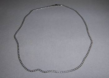 Srebrny łańcuszek Italy Kwadratowa Cubana 50,5 cm 7,4 g