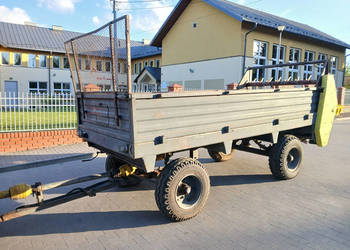 Rozrzutnik obornika, 2 osiowy, ładowność 4000 kg