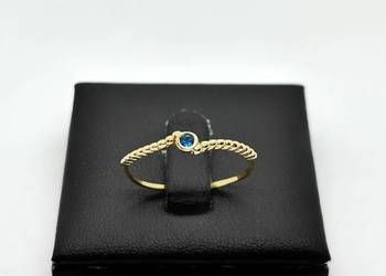 Nowy złoty delikatny pierścionek pr 585 0,92g (Rozmiar 21)