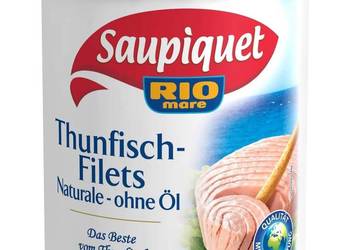 Saupiquet filety z tuńczyka naturale w puszce bez oleju 800g