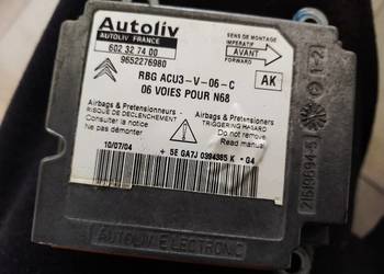 Moduł, sensor poduszek - air bag Citroen, Peugeot 9652276980