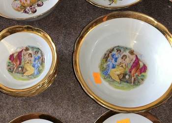 Misa- salaterka  Bohemia, Czechoslovakia. Scenka antyczna