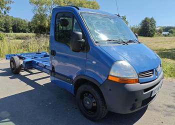 Renault Master 2.5dCi 120KM 3,5t do zabudowy 2008r Niebieski Ciężarowy Hak