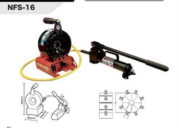 Zakuwarka ręczna mobilna HYDFLEX NFS-16 + 10 kpl szczęk