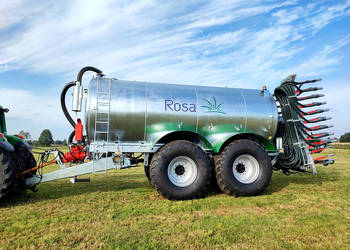 Wóz asenizacyjny ROSA 18/R2 18000 litrów tandem - beczkowóz, beczka