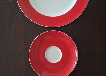 NOWY zestaw śniadaniowy / kawowy Thomas (Rosenthal Group) Sunny Day Red – T