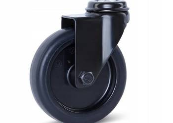 Koło skrętne 100mm 90kg guma termoplastyczna