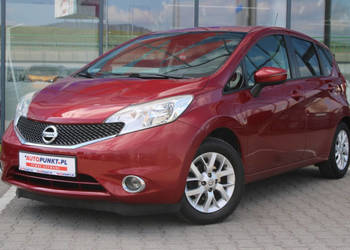 NISSAN Note, 2016r. Salon Polska, Czujniki tył, Tempomat, Bluetooth, Klima…