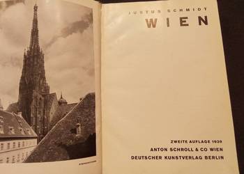 Wien. Schmidt 1939. Po niemiecku!