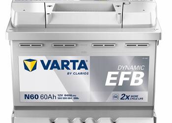 Akumulator VARTA N60 12V 60Ah 640A EFB