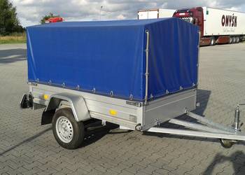 Nowa Przyczepa Rydwan  220x130x120  resor plandeka  DMC 600 kg