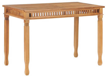 Stół ogrodowy 110x65x80 cm lite drewno tekowe WM-49385