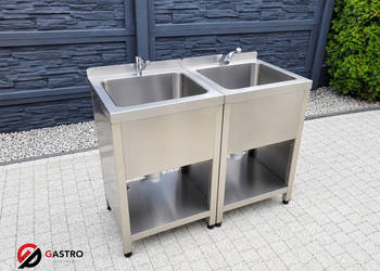 Basen gastronomiczny 2-kom 110x50x85 cm