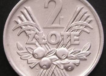 Polska 2 złote 1973 - kłosy i jagódki - stan 1/2