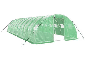 Szklarnia ze stalową ramą zielona 40 m² 10x4x2 m WM-3188064