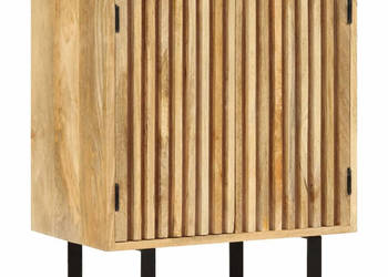 Szafka z 2 drzwiczek 55x35x70 cm lite drewno mango WM-354983