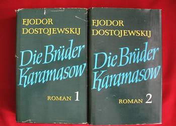 Bracia Karamazow - Fjodor dostojewski - książka niemiecka DDR