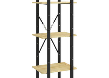3-poziomowy regał na książki 40x30x105 cm lite drewno sosnowe WM-806492