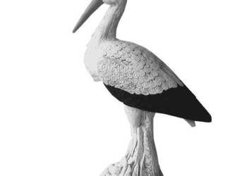 FIGURKA OGRODOWA betonowa rzeźba BOCIAN Z133