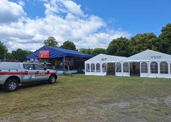 Wynajem namiotu imprezowego;