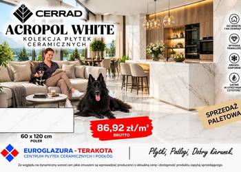 gres 60/120 acropol white poler-błyszczący gat.1 Ceramika Netto