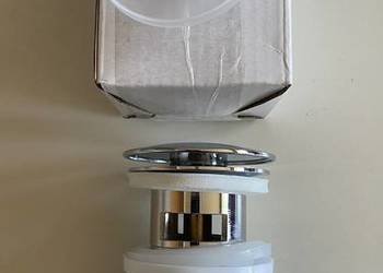 korek automatyczny do umywalki typ klik-klak z przelewem