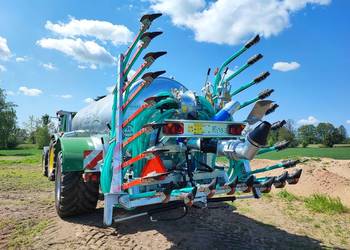 Aplikator gnojowicy płozowy stopkowy 6 m węże wleczone mikser ROSA