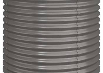 vidaXL Donica ogrodowa, stal ocynkowana, 80x80x68 cm, szara(SKU:318859)