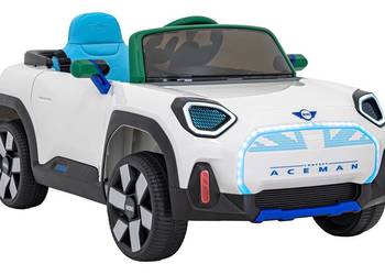 Autko na akumulator Mini Concept Aceman 12V9Ah • 4 silniki • EVA • LED • Bl