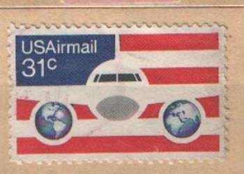 Zn. USA Pocz.Lotnicza Sc C 90 kas 1976
