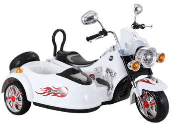 Autko motorek MOTOR Z KOSZEM na akumulator dla dzieci jeździk chopper