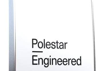 VOLVO XC60 II znaczek na grill logo Polestar Enginereed + mocowanie OE