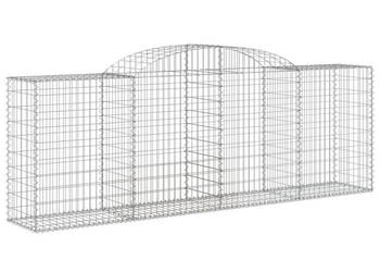 Kosze gabionowe 10 szt 300x50x100/120cm galwanizowane żelazo WM-3146709