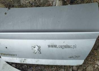TYLNA KLAPA BAGAŻNIKA TYŁ PEUGEOT 407 SEDAN