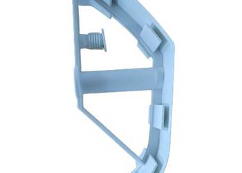 Łącznik listwy dachowej biały do przyczepy Hobby