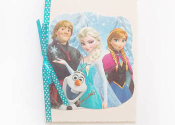 Elsa kartka dla dziewczynki,Frozen kartka, ładne bajkowe kartki dla dzieci