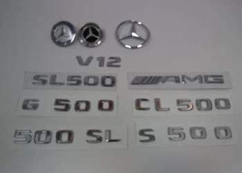Logo napis Mercedes AMG  SL 55
