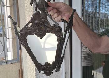 Kinkiet vintage z mosiądzu